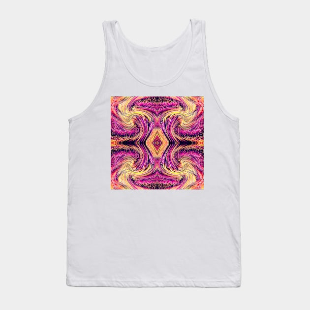 pink tile Tank Top by chambergambit